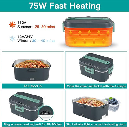 Electric Heated Lunch Box ⚡🍱